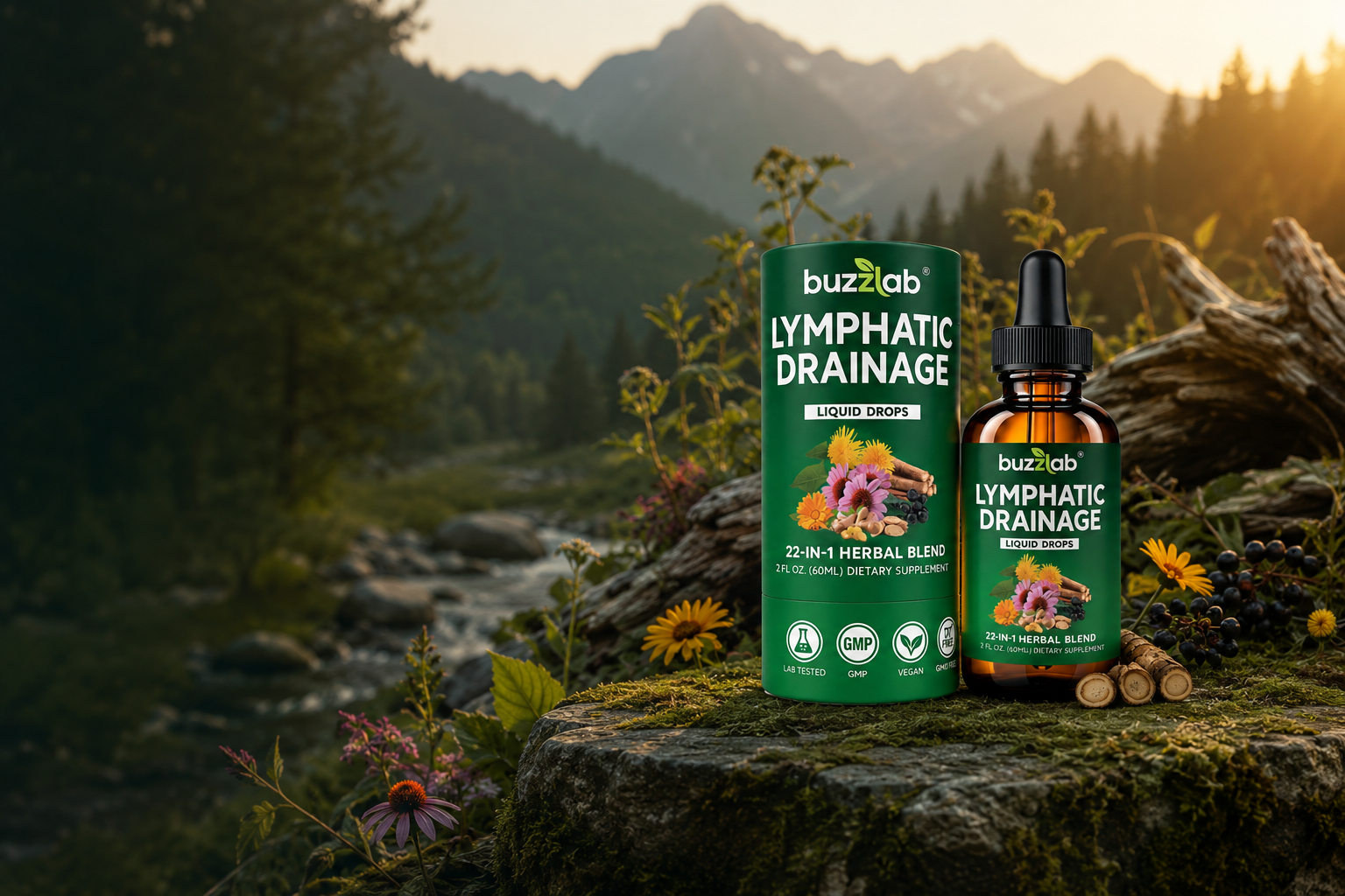 BuzzLab botanical liquid drops
